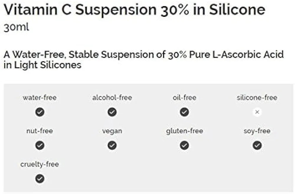 The Ordinary Vitamin C Suspension 30% in Silicone 30ml Cream