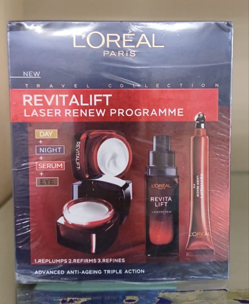 Set L'Oréal Revitalift Laser Programme Set : Day +Night Cream+Serum+ Eye Cream