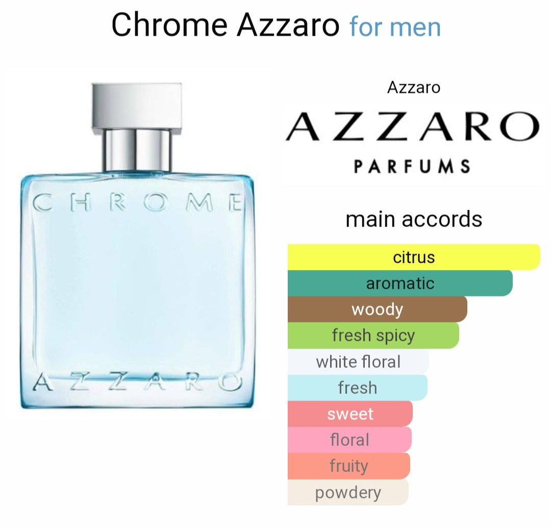 Perfume Chrome Azzaro for men - Eau de toilette - Tester original