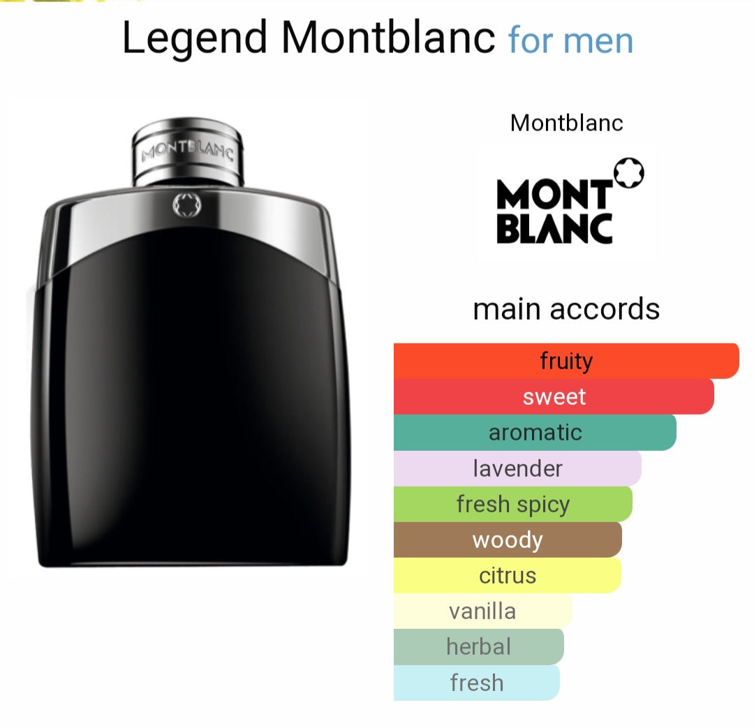 Perfume Legend Montblanc for men- Eau de Toilette - Tester Original