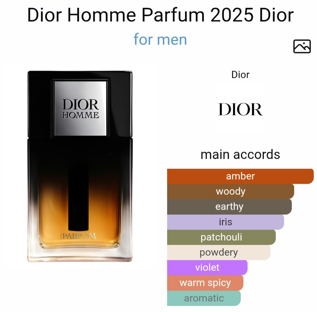 Perfume Dior Homme Parfum Dior for men- Tester Original