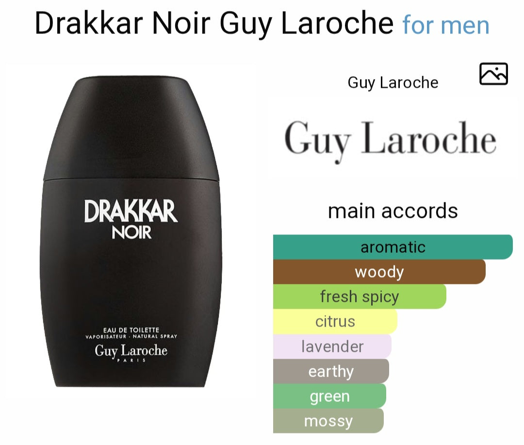 Perfume Drakkar Noir Guy Laroche for men- Tester Original