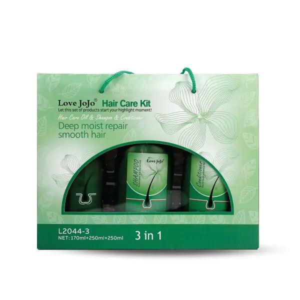 LOVE JOJO Hair Care Kit Deep Moist Repair Smooth Hair 3 in 1