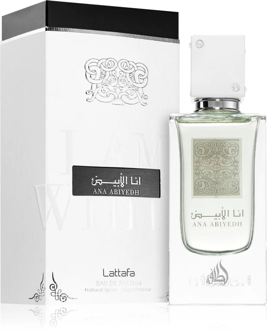 Perfume Ana Abiyedh White Lattafa- eau de Parfum - for Women and Men