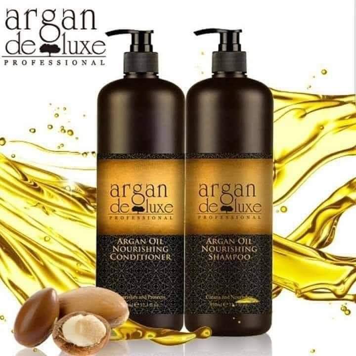 Set Argan Deluxe Nourishing-Shampoo, Conditioner and Serum