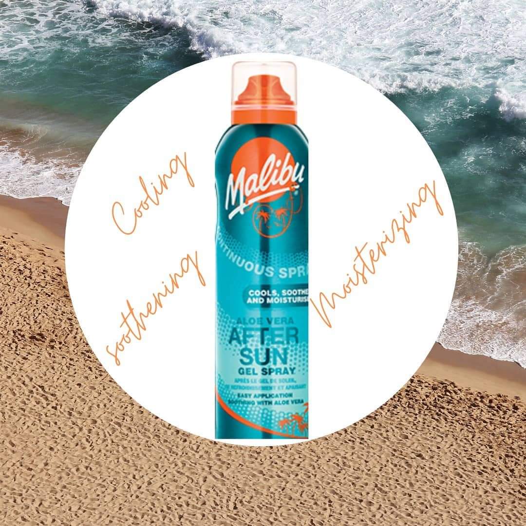 Malibu Spray Cools Soothes And Moisturises Aleo Vera After Sun Gel Spray