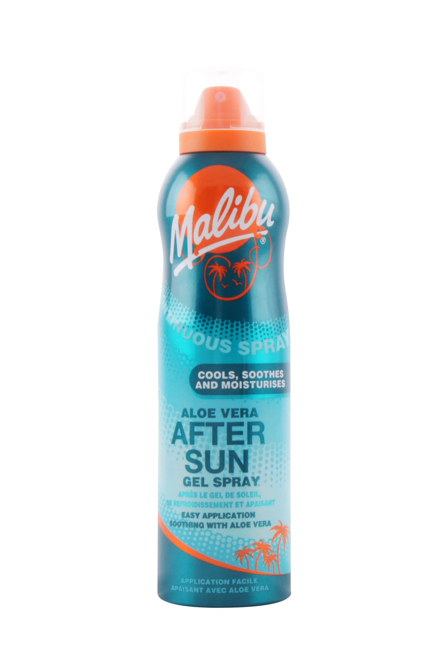 Malibu Spray Cools Soothes And Moisturises Aleo Vera After Sun Gel Spray