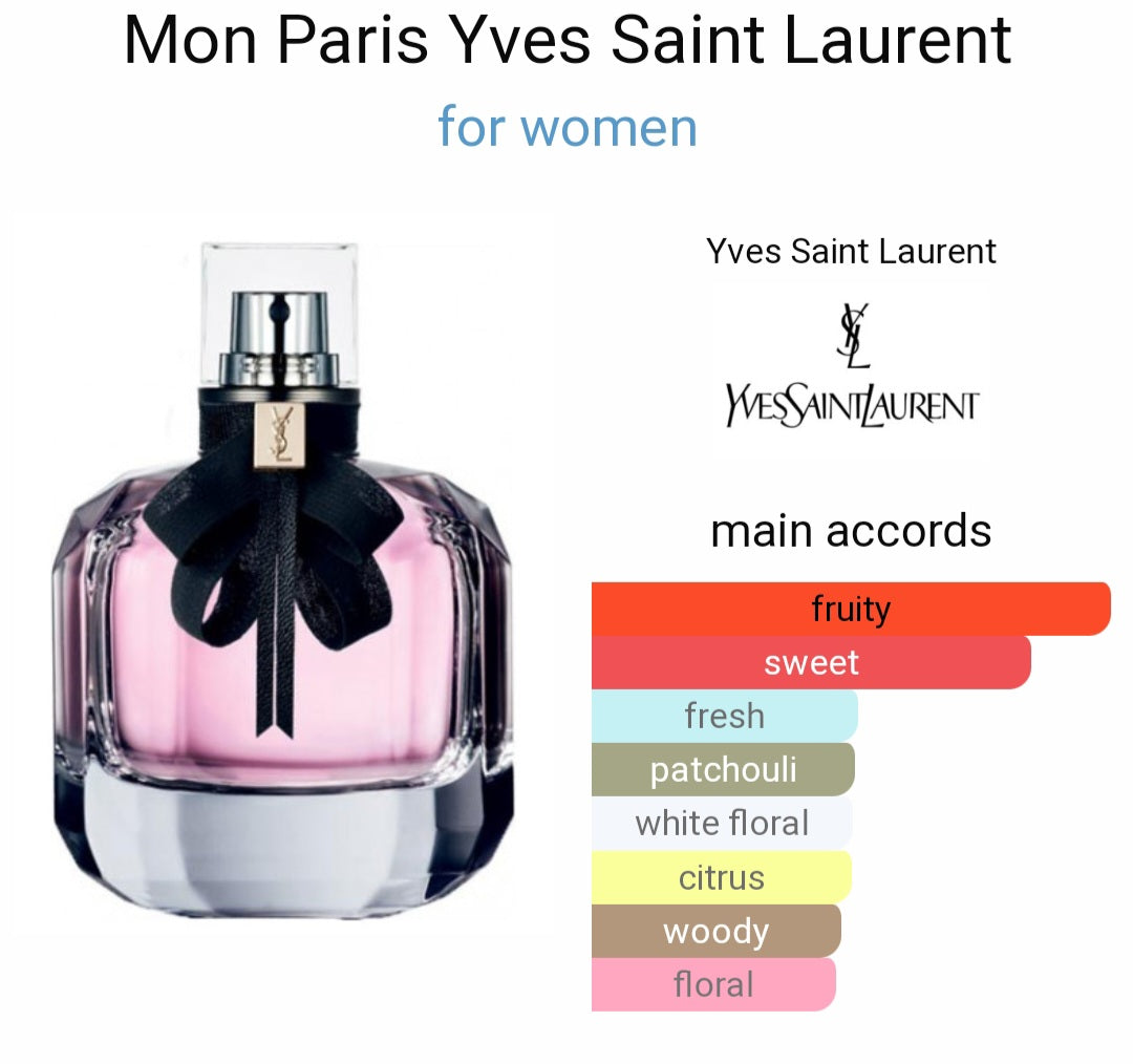 Perfume Mon Paris Yves Saint Laurent-  for women- Tester original