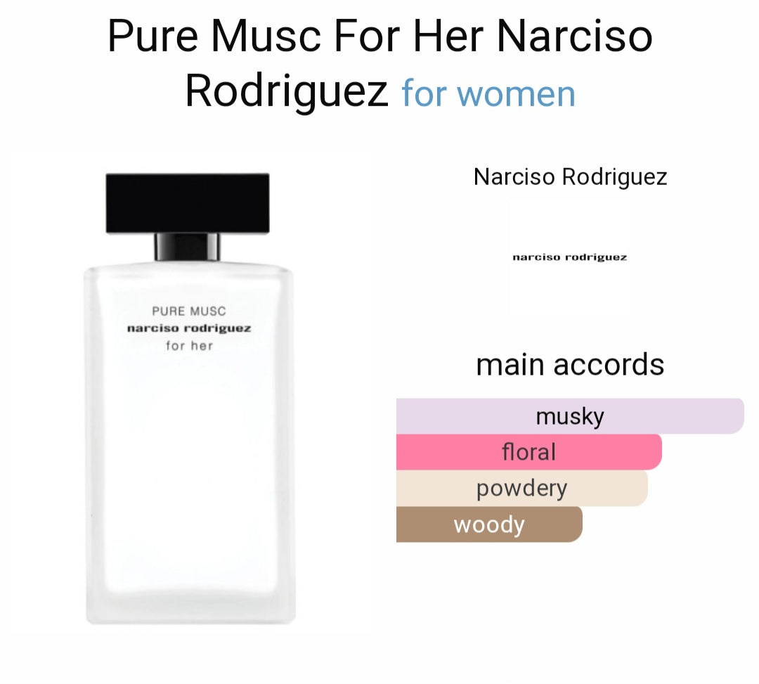 Perfume Pure Musc For Her Narciso Rodriguez for women- eau de Parfum - Tester Original