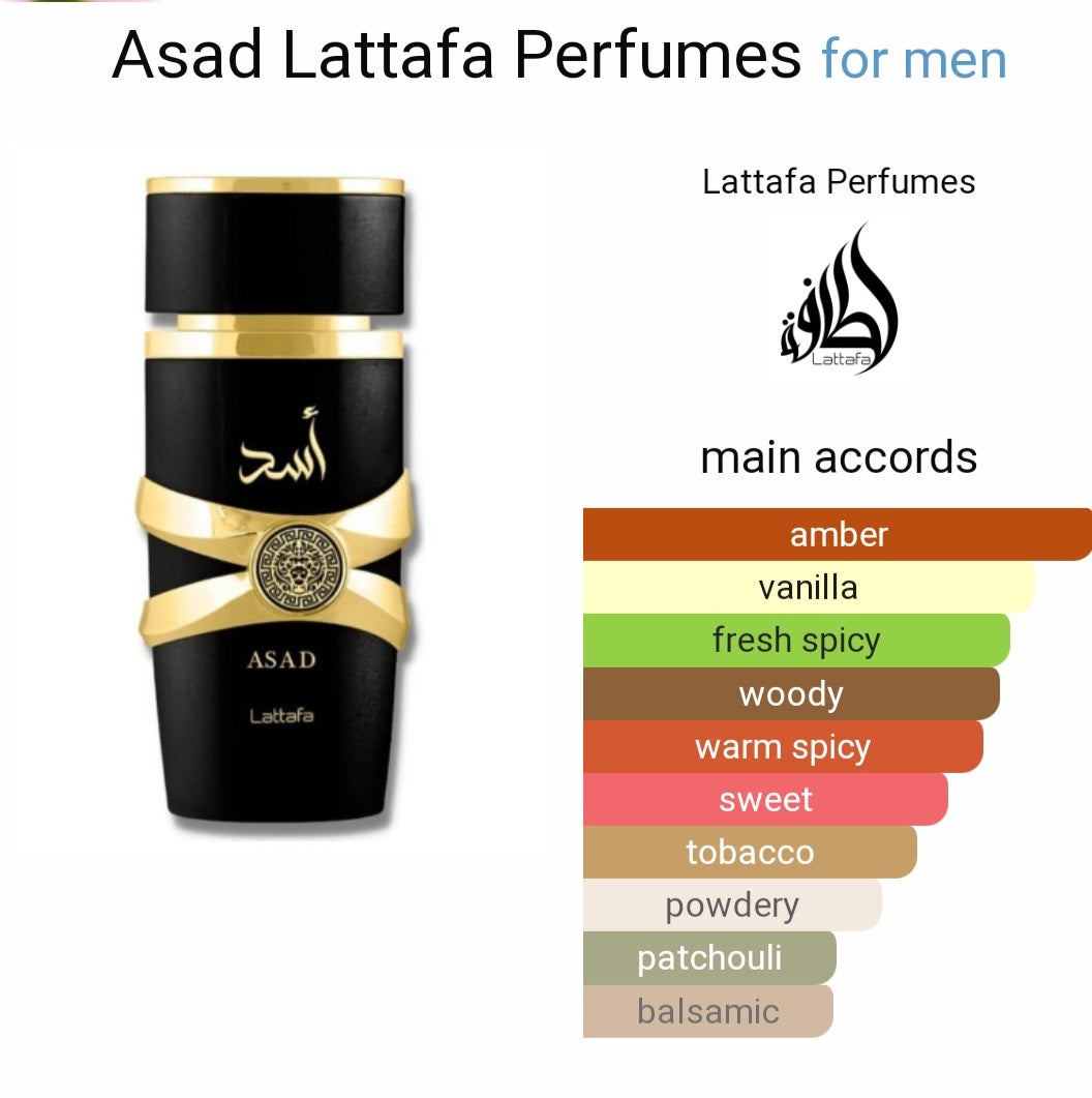 Perfume Asad Lattafa - for men- original