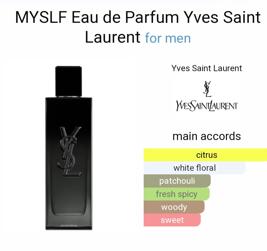 Perfume MYSLF Eau de Parfum Yves Saint Laurent for men- Tester Original