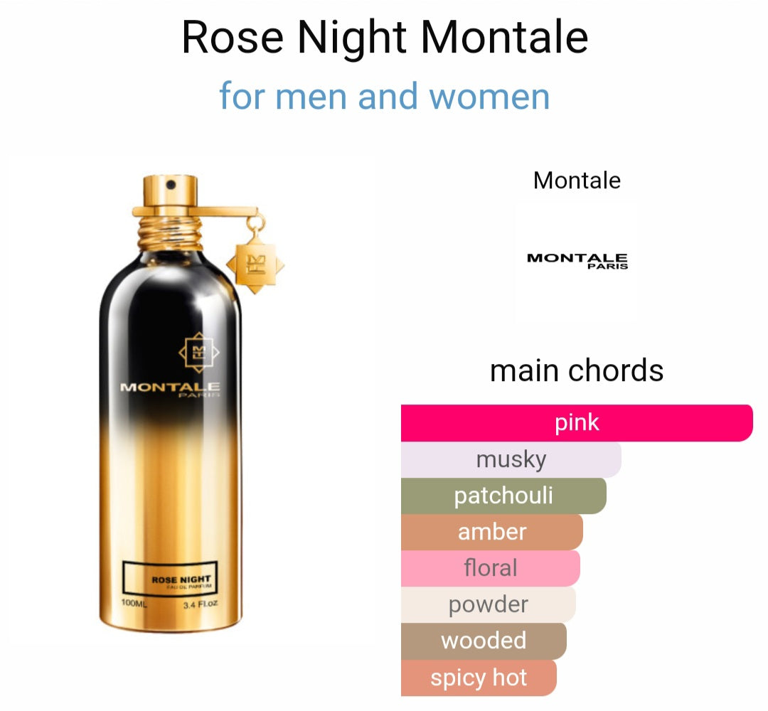 Perfume Rose Night Montale for men and women- Tester Original