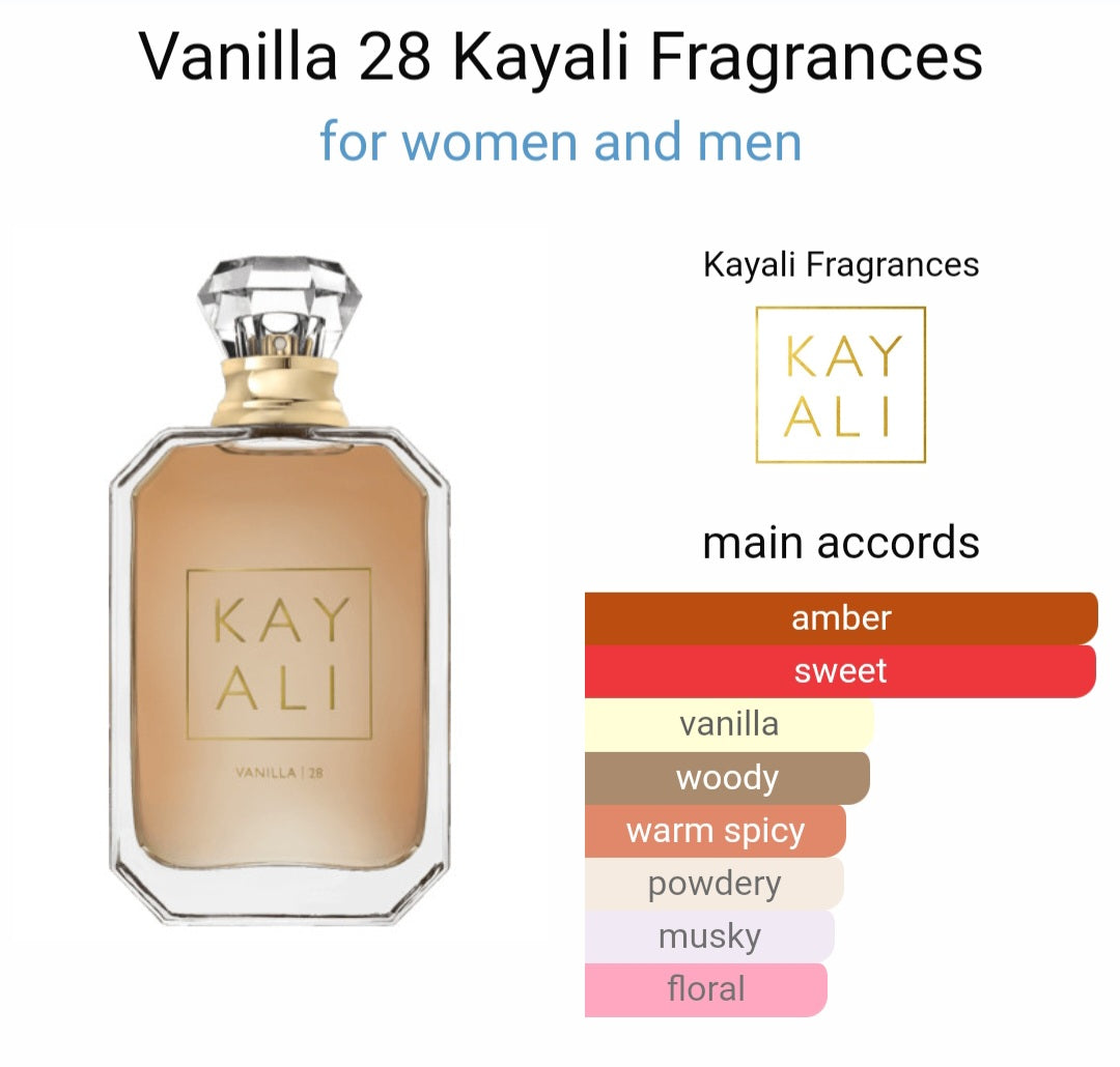 Perfume Vanilla 28 Kayali Fragrances for women and men- Tester Original