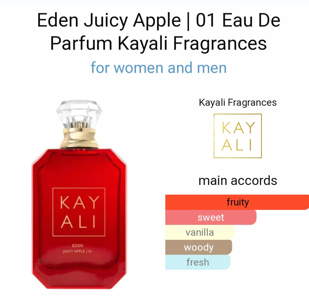 Perfume Eden Juicy Apple | 01 Eau De Parfum Kayali Fragrances for women and men - Tester Original