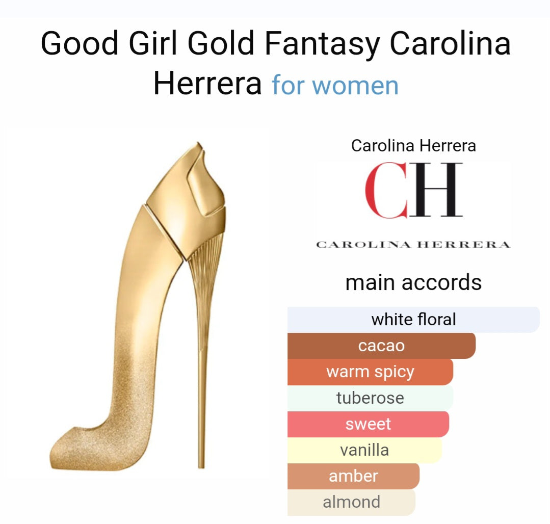 Perfume Good Girl Gold Fantasy Carolina Herrera for women- Tester Original