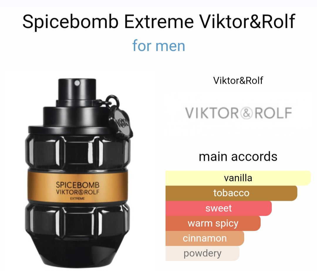 Perfume Spicebomb Extreme Viktor&Rolf for men- Eau de Toilette - Tester Original