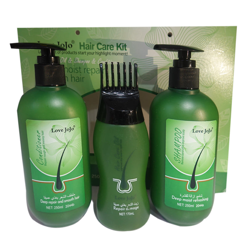 LOVE JOJO Hair Care Kit Deep Moist Repair Smooth Hair 3 in 1