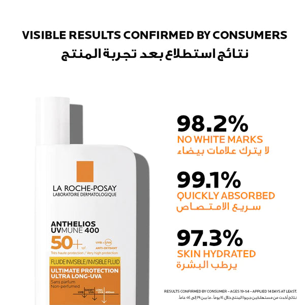 La Roche Posay - Anthelios UVMune 400 Invisible Fluid SPF 50+