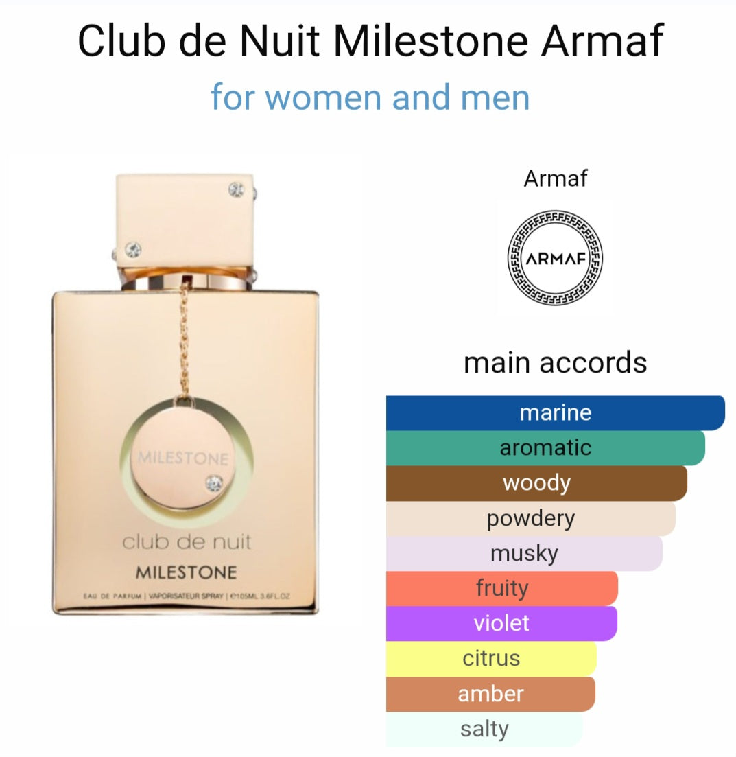 Perfume Club de Nuit Milestone Armaf for women and men