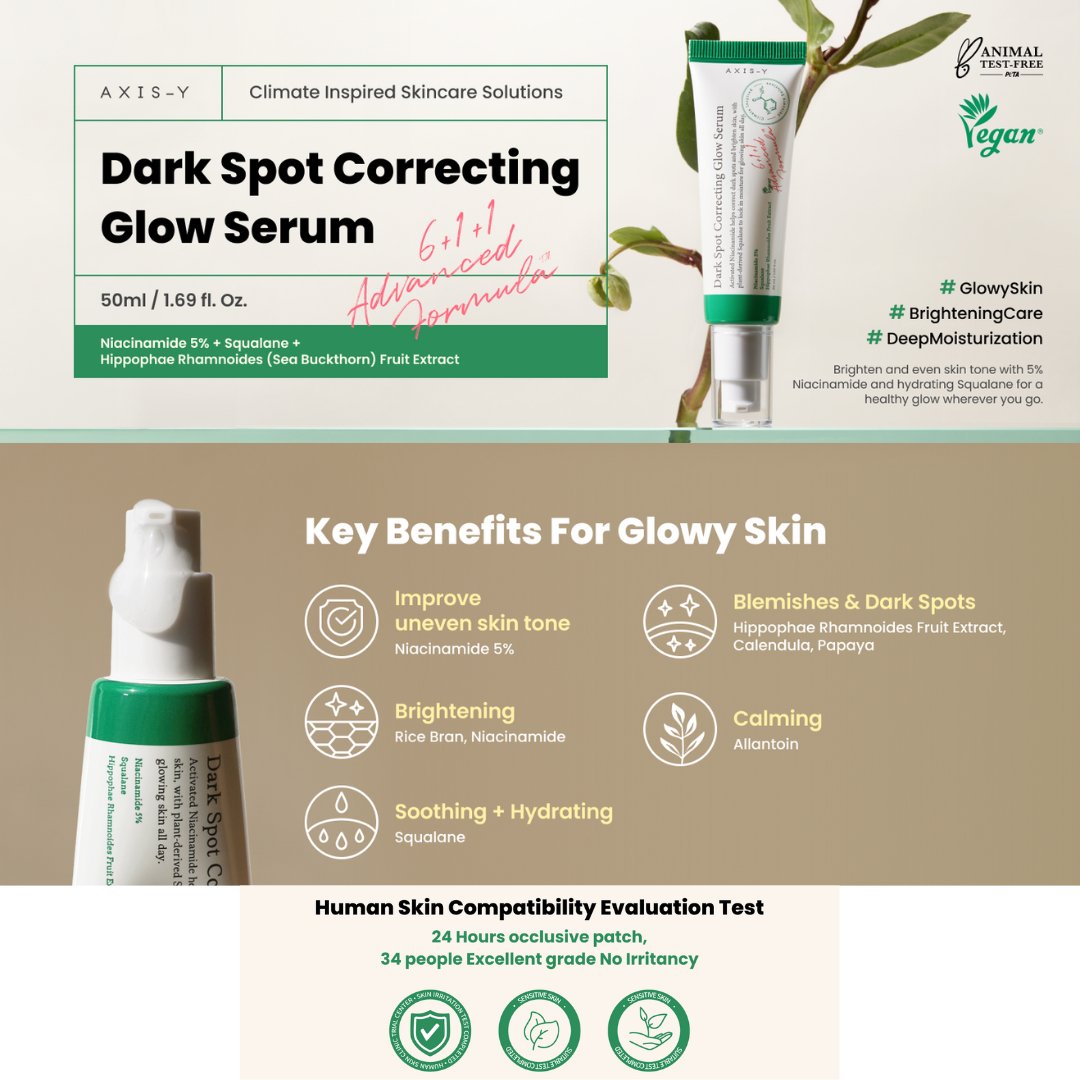 1.Axis-Y Dark Spot Correcting Glow Serum 50ml