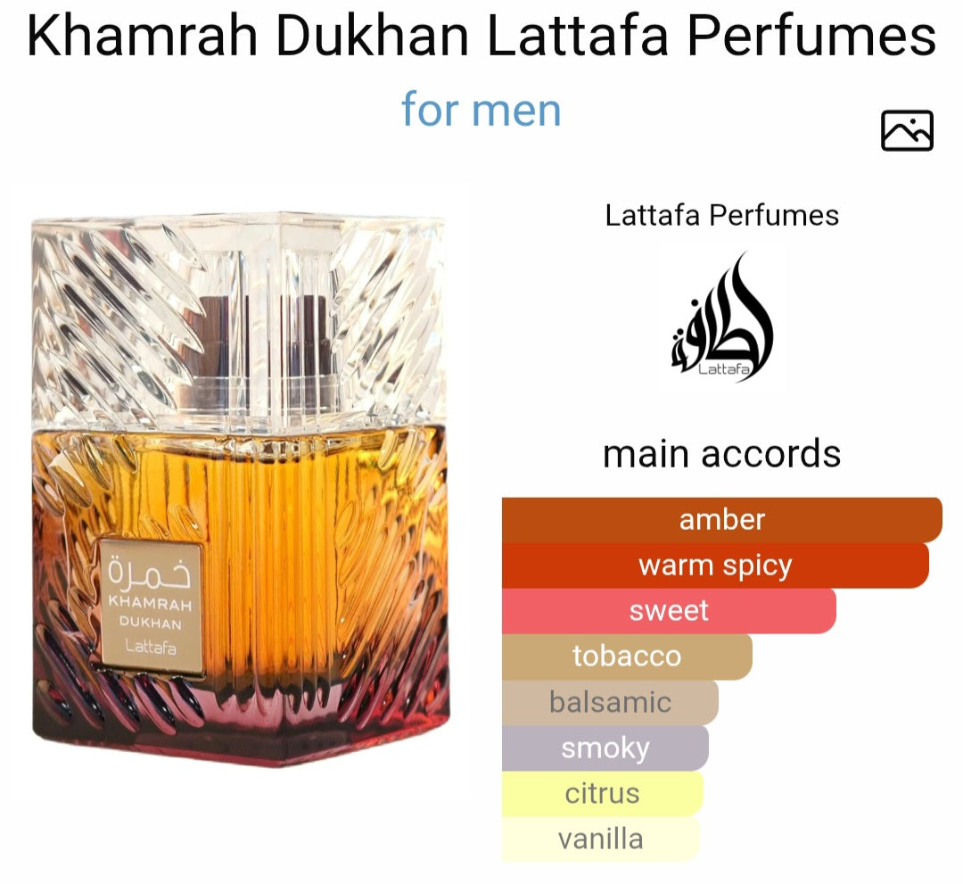 Perfume Khamrah Dukhan Lattafa -  for men