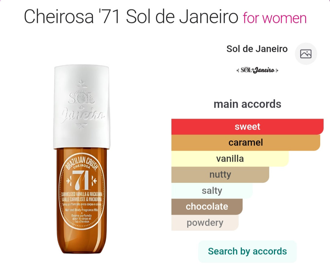 Sol De Janeiro Brazilian Crush Cheirosa ’71 Hair & Body Fragrance Mist