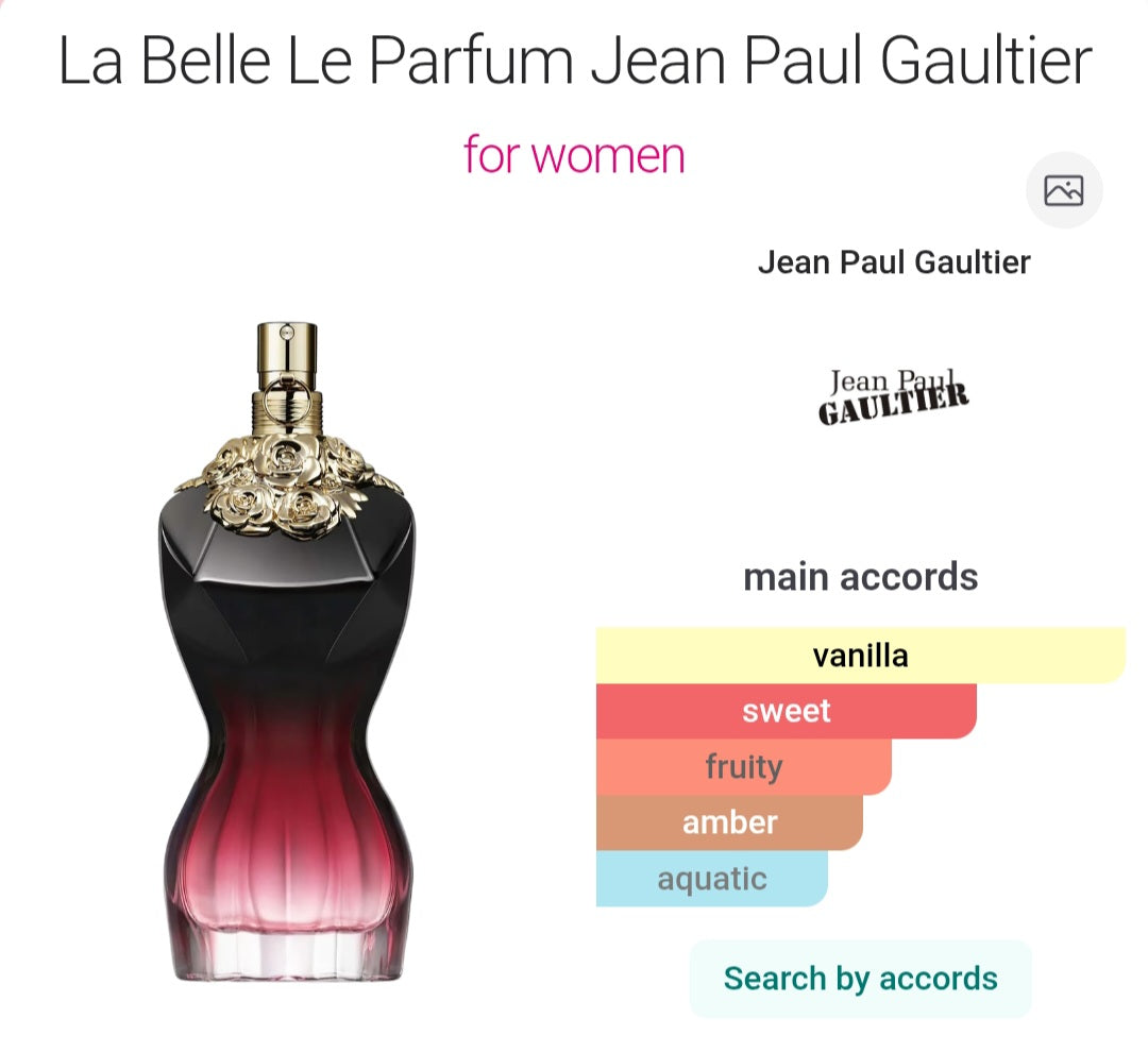Perfume La Belle Le Parfum Jean Paul Gaultier for women-eau de parfum intense -Tester Original