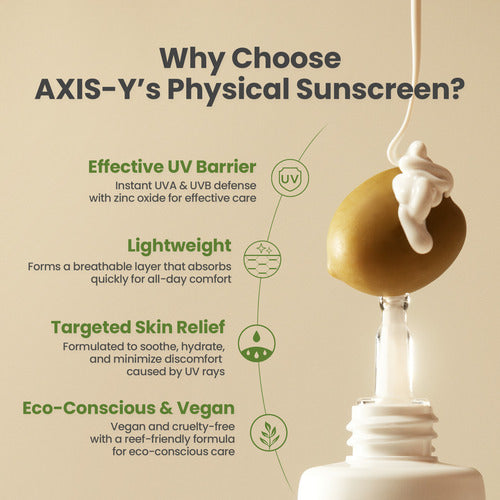 1.AXIS-Y Complete No-Stress Physical Sunscreen (SPF50+/PA++++) 50ml