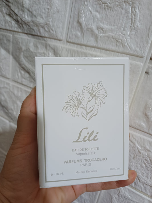 Perfume Lili eau de toilette + lili  deodorant parfums TROCADERO Paris