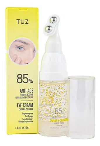 1.TUZ Moisturizing Eye Contour Caviar and Collagen roller Massager Anti-aging 30ml All Skin Types Day/Night