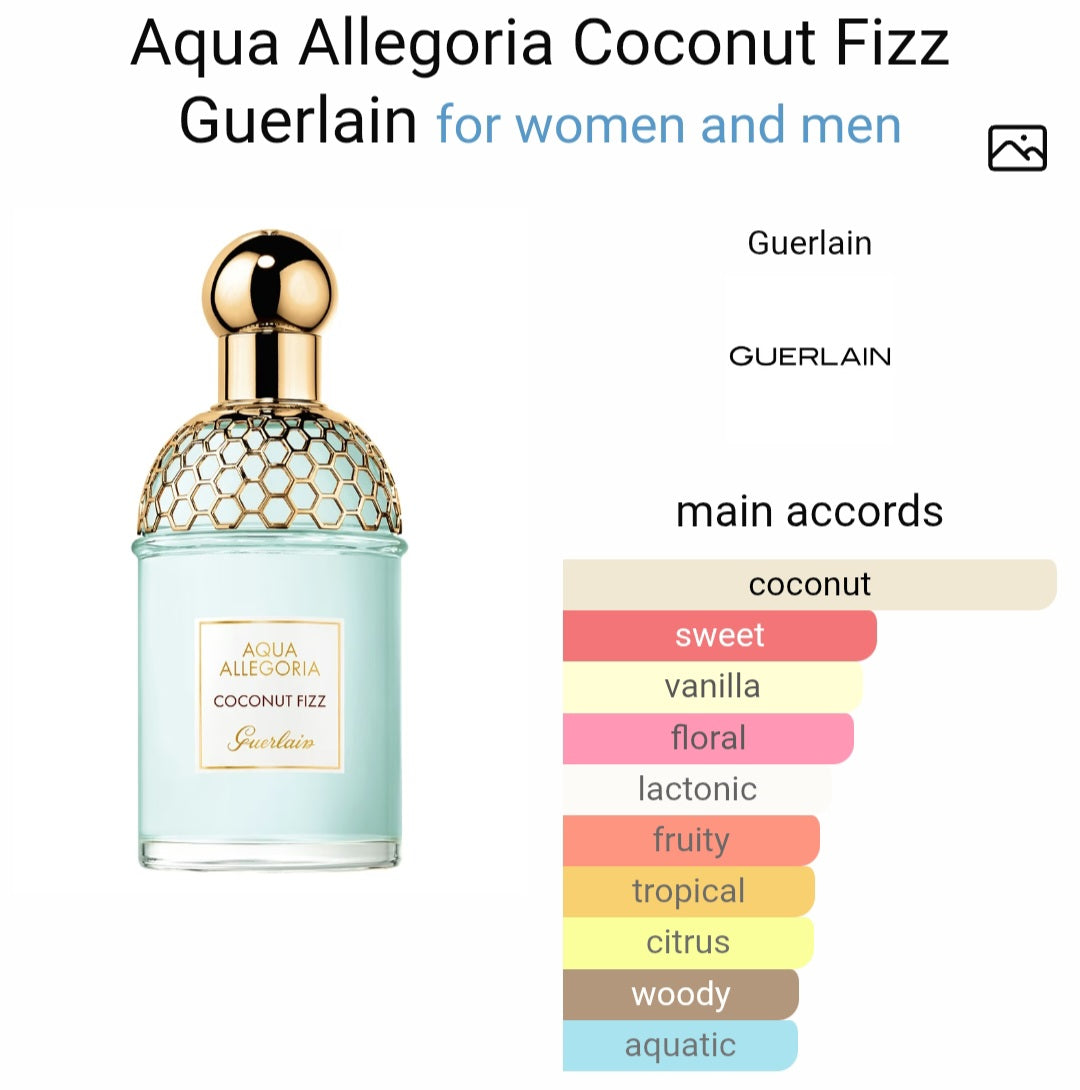 Perfume Aqua Allegoria Coconut Fizz Guerlain for women and men
