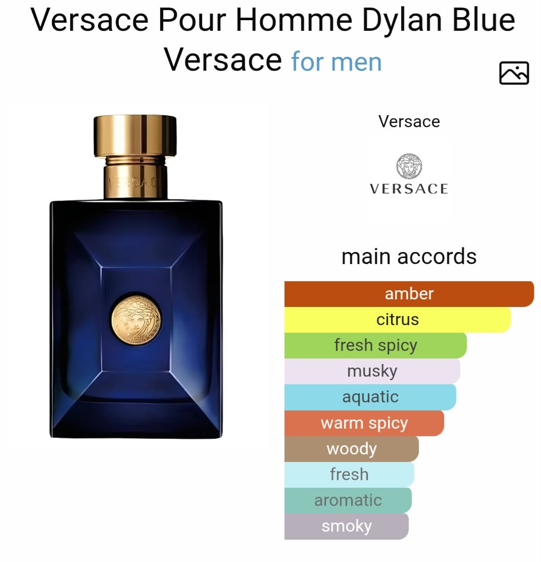 Perfume Versace Pour Homme Dylan Blue - Tester Original