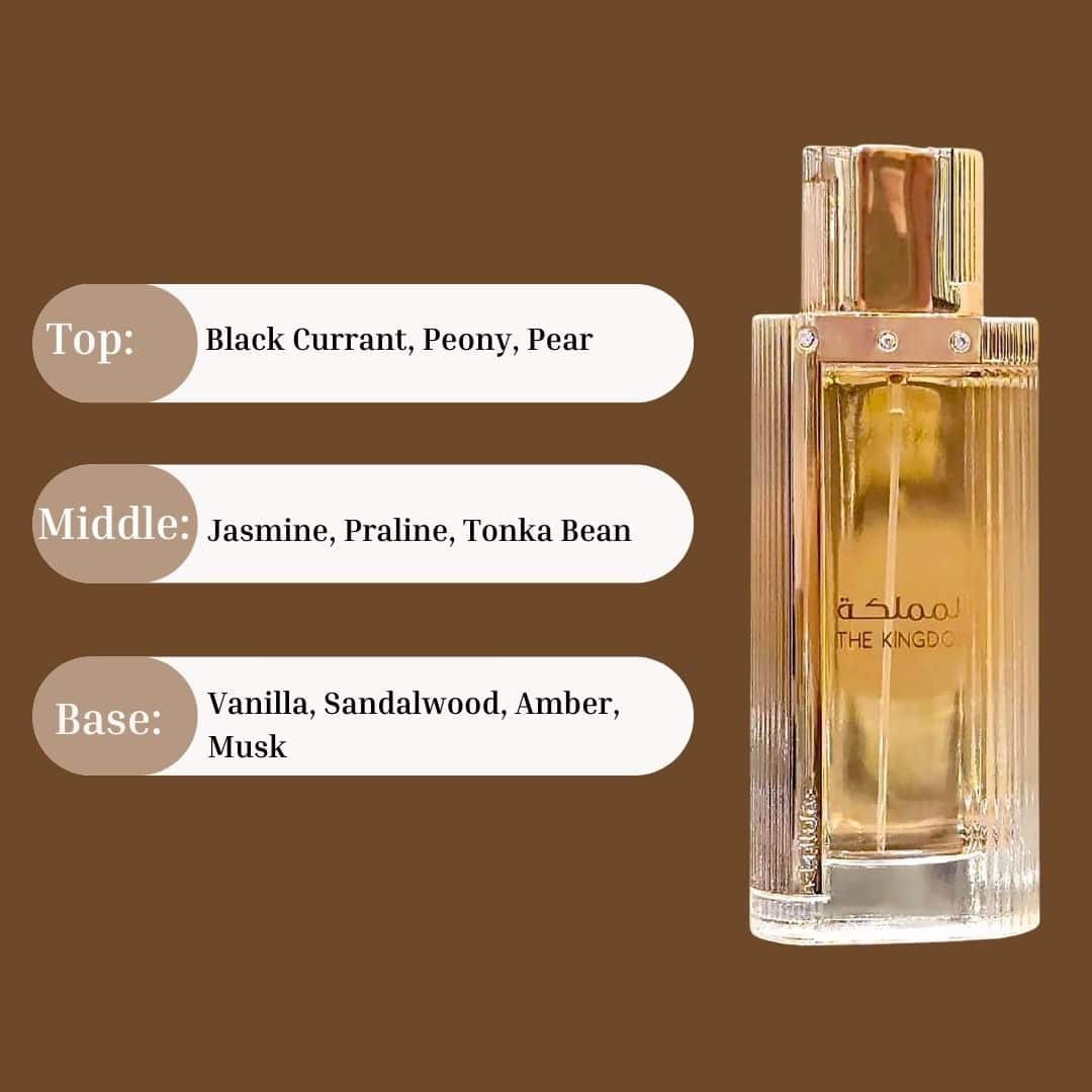 Perfume The Kingdom Lattafa Perfumes for women -Eau de Parfum