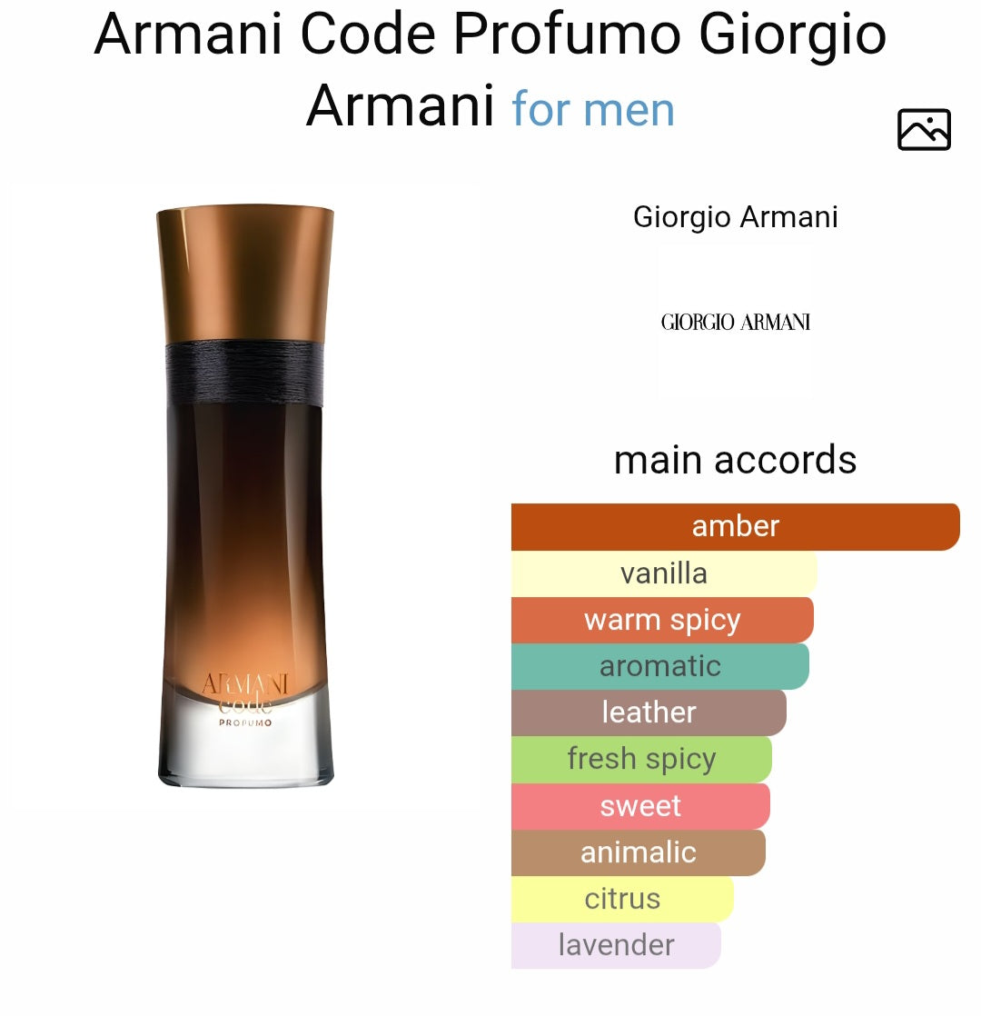 Perfume Armani Code Perfume Giorgio Armani for men