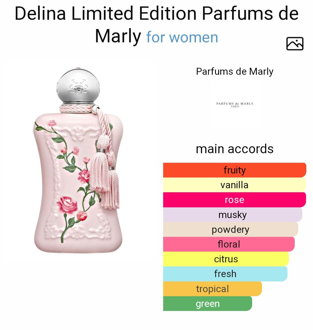 Perfume Parfums de Marly
Delina Limited Edition Eau de Parfum- Tester Original