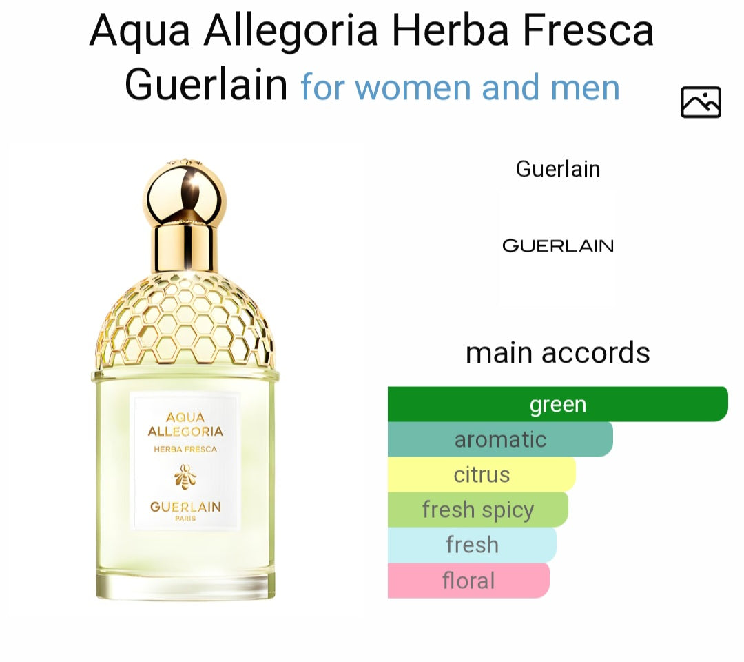 Perfume Aqua Allegoria Herba Fresca Guerlain for women and men
