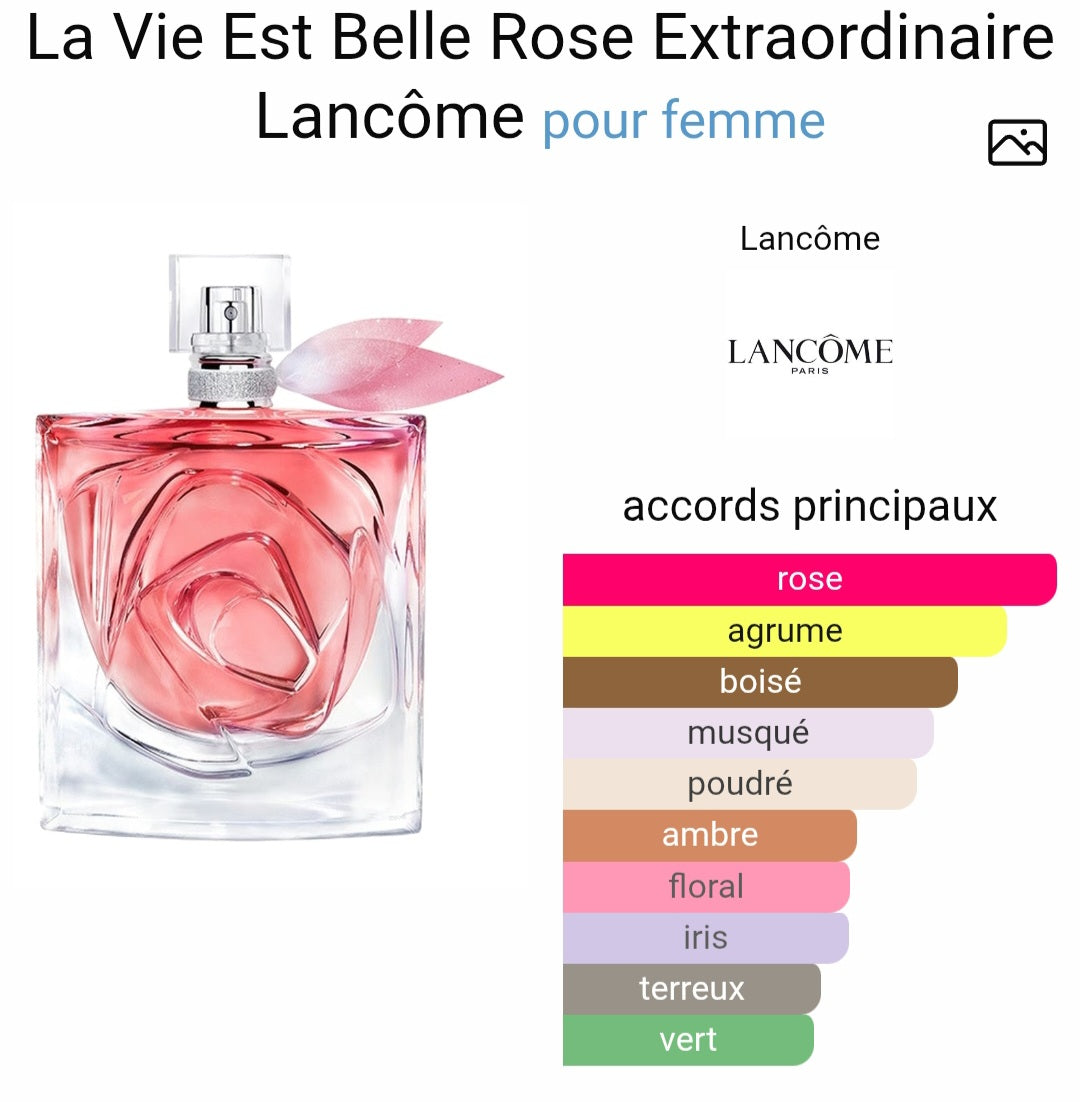 Perfume La Vie Est Belle Rose Extraordinaire by Lancôme for Women - Tester Original