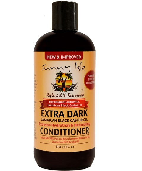 Set Sunny Isle Extra Dark Jamaican Black Castor Oil Shampoo, Conditioner & Serum